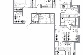 Продажа 4-х комнатной квартиры с дизайнерским ремонтом 117 кв.м на 24 этаже в ЖК «Headliner (Хэдлайнер), Москва, Шмитовский проезд, 39